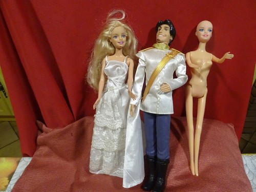 Lot barbie son princeken - barbie,
