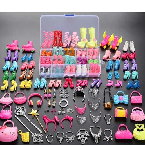 Set accessori bambole barbie - set,
