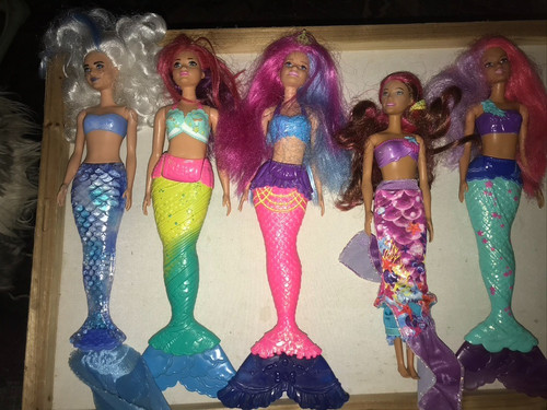 Lotto bambole barbie recenti - 5,