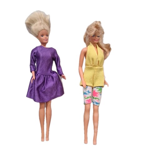 Lotto due bambole barbie - due,