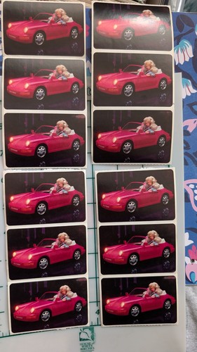Lotto adesivi barbie - 12,
